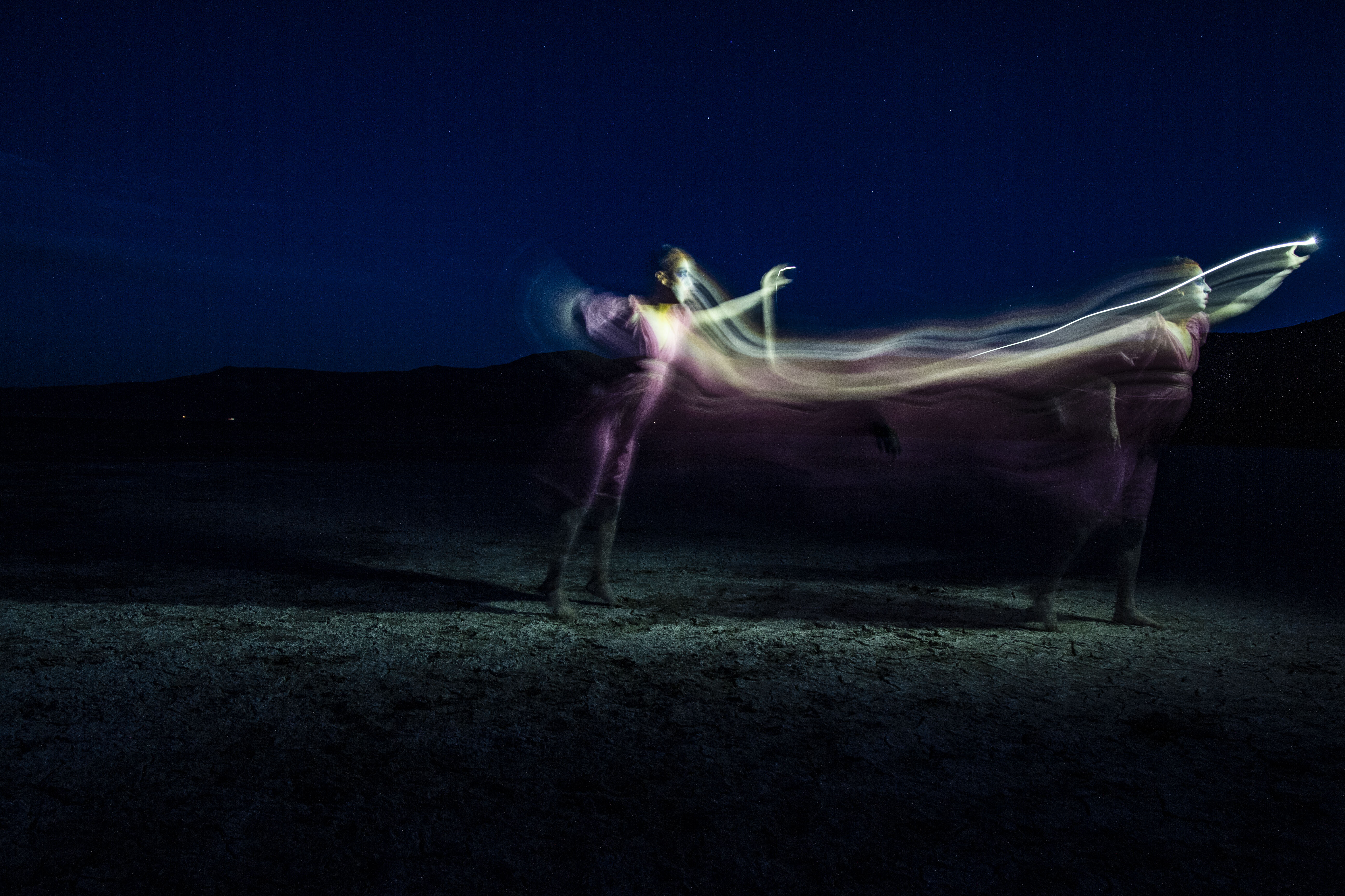 Pink Moment: Nightsky 1 by Pepper Pepper